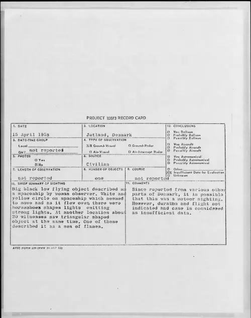 First page of 1958.04 - 6967843 - Jutland, Denmark