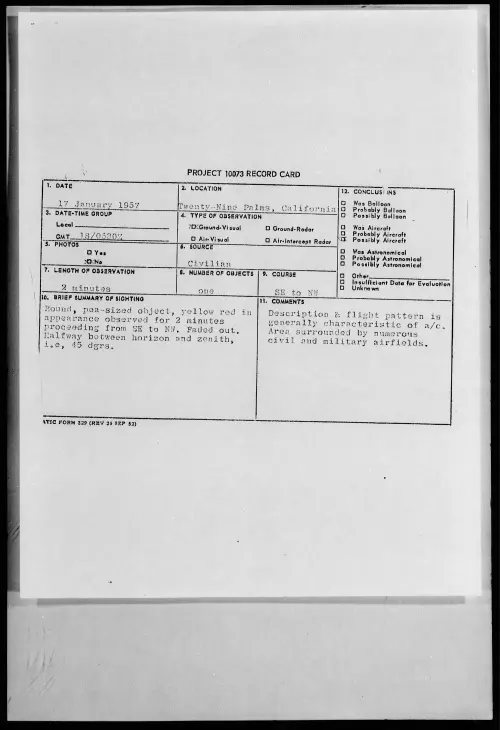 First page of 1957.01 - 6786527 - Twenty-Nine Palms, California