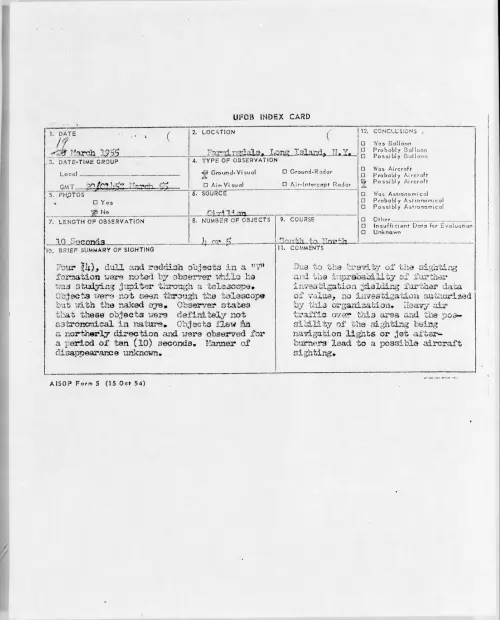 First page of 1955.03 - 6971447 - Farmingdale, Long Island, N.Y