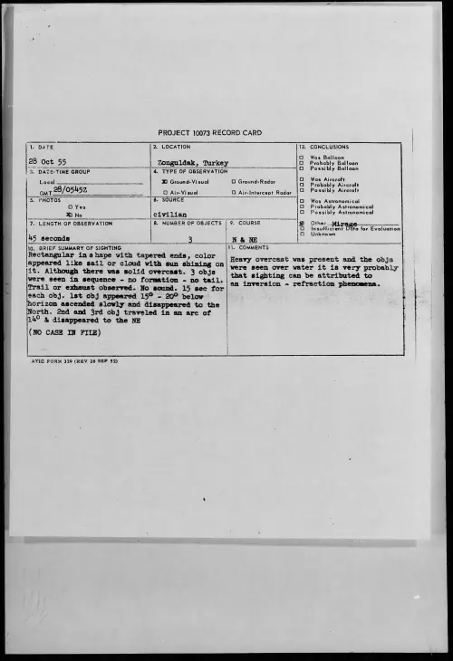 First page of 1955.10 - 7339765 - Zonguldak, Turkey