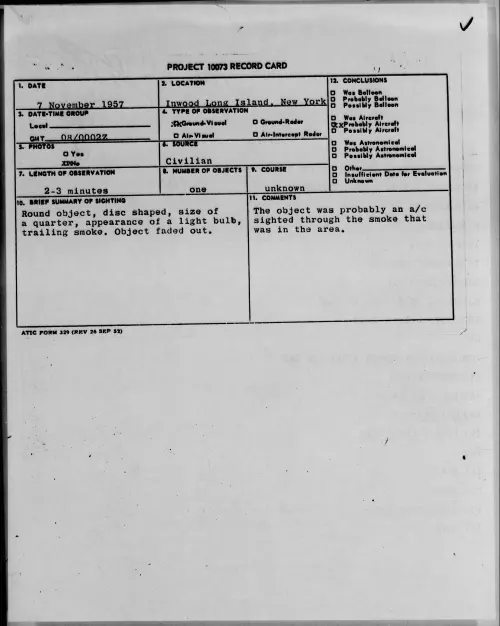 First page of 1957.11 - 6781483 - Inwood Long Island, New York