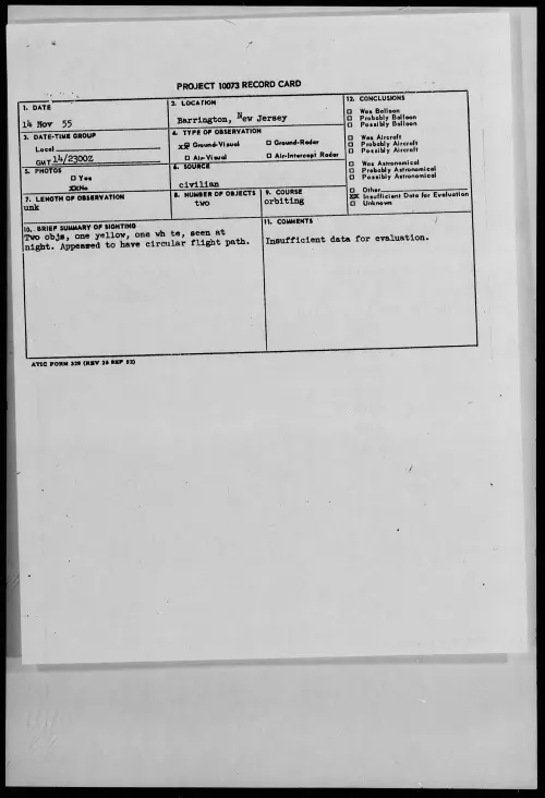 First page of 1955.11 - 7339898 - Barrington, New Jersey