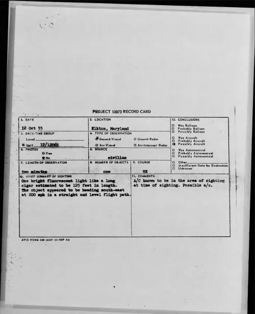 First page of 1955.10 - 7339649 - Elkton, Maryland