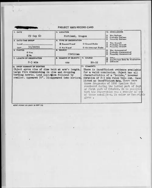 First page of 1960.09 - 8232423 - Portland, Oregon