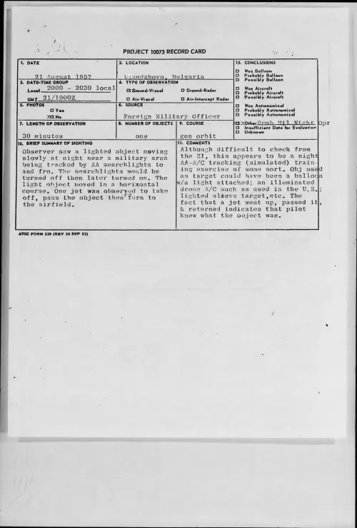 First page of 1957.08 - 6968552 - Uzundzhovo, Bulgaria