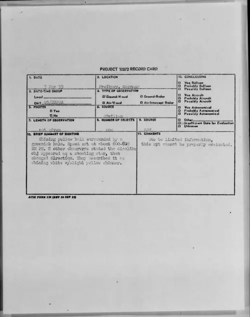 First page of 1959.03 - 9079519 - Freiburg, Germany