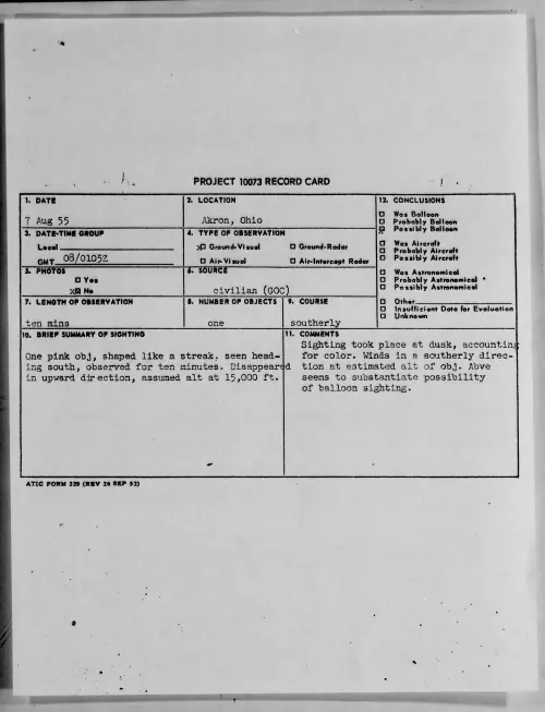 First page of 1955.08 - 6971371 - Akron, Ohio