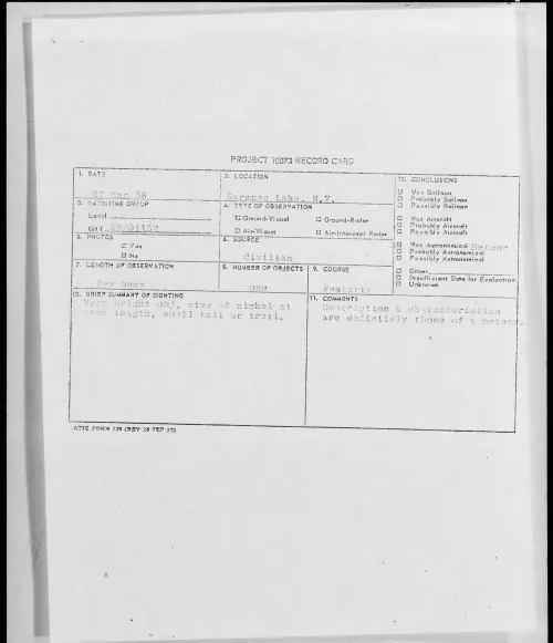 First page of 1958.03 - 6965259 - Saranac Lake, N.Y