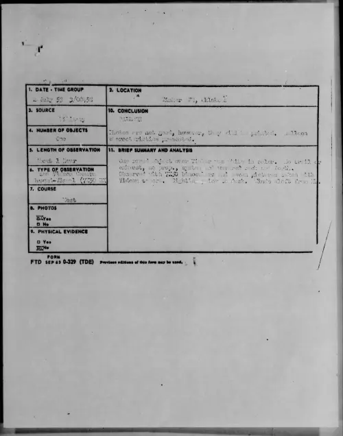 First page of 1953.07 - 6385582 - Tinker AFB, Oklahoma
