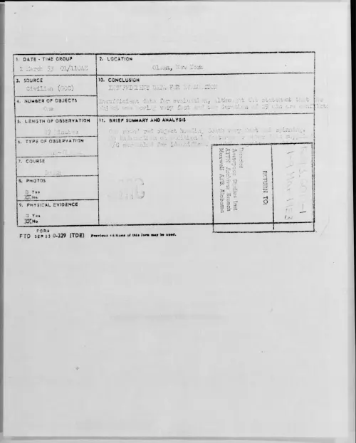 First page of 1953.03 - 9556058 - Olean, New York