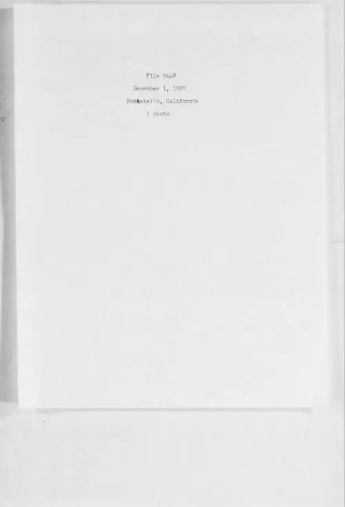 First page of 1957.12 - 6975032 - Montebello, California (#5448)