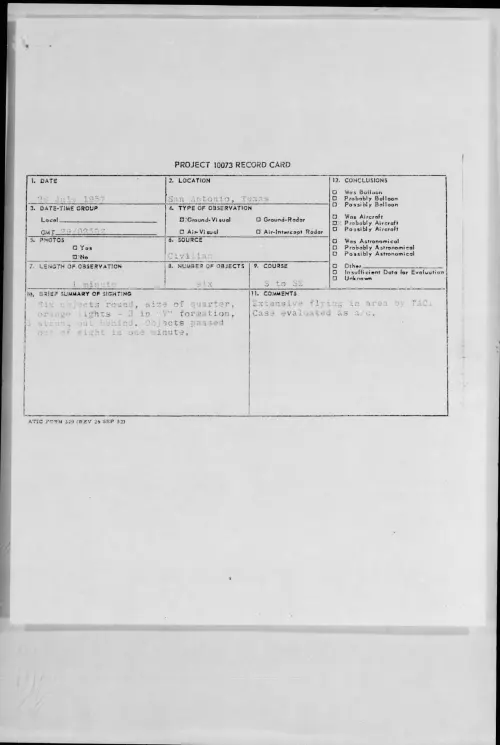 First page of 1957.07 - 6964585 - San Antonio, Texas