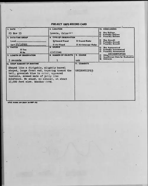 First page of 1955.11 - 7339968 - Laveta, Colorado