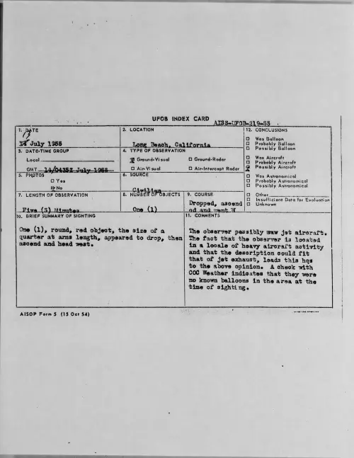 First page of 1955.07 - 6969690 - Long Beach, California