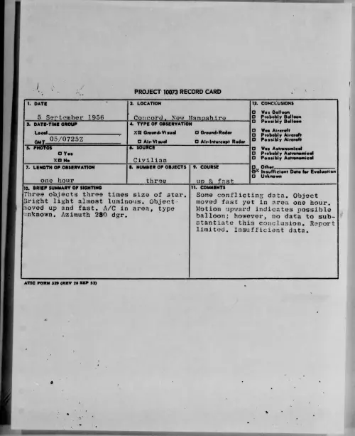 First page of 1956.09 - 7070651 - Concord, New Hampshire