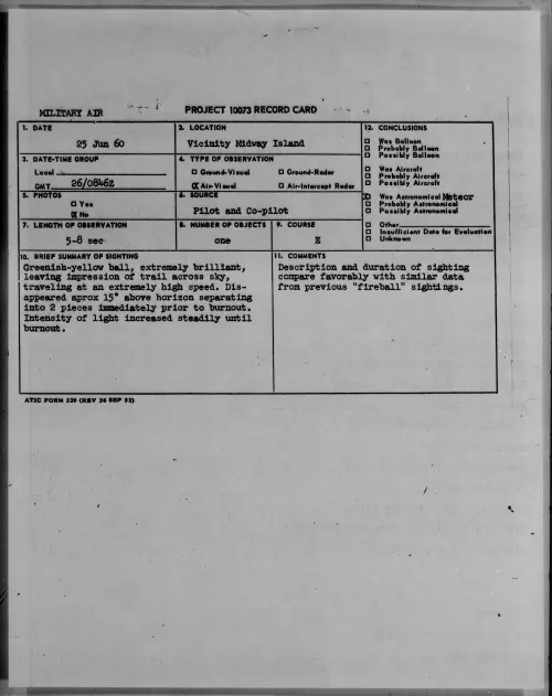 First page of 1960.06 - 7813902 - Vicinity Midway Island