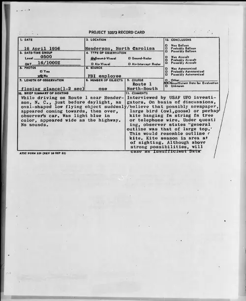 First page of 1956.04 - 6785582 - Henderson, North Carolina