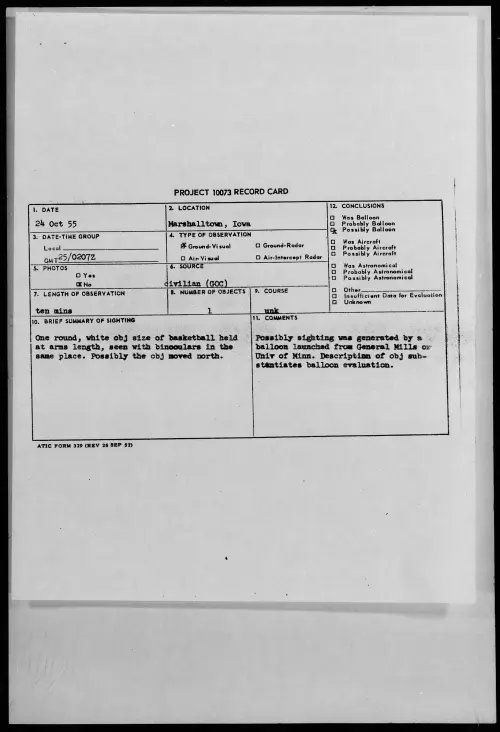 First page of 1955.10 - 7339757 - Marshalltown, Iowa
