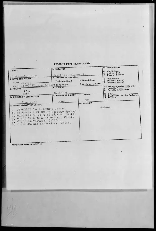 First page of 1957.11 - 6965021 - Southern California