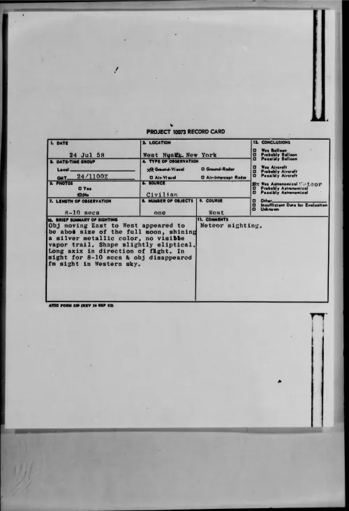 First page of 1958.07 - 8856824 - West Nyark New York