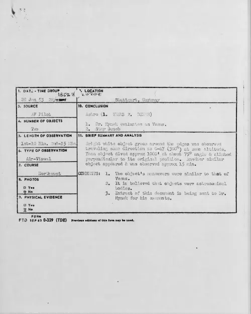 First page of 1953.01 - 9545795 - Stuttgart, Germany