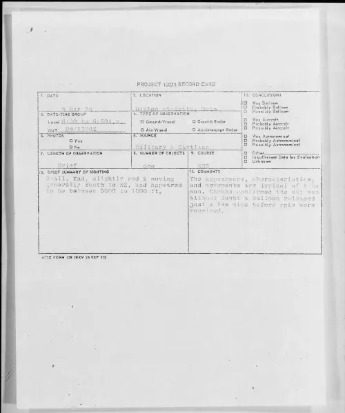 First page of 1958.03 - 6963505 - Dayton vicinity, Ohio