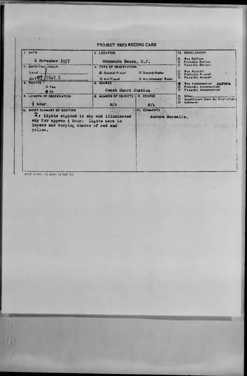 First page of 1957.11 - 7235029 - Monmouth Beach, N.J