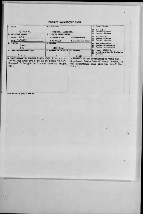 First page of 1961.03 - 8643456 - Osgood, Indiana