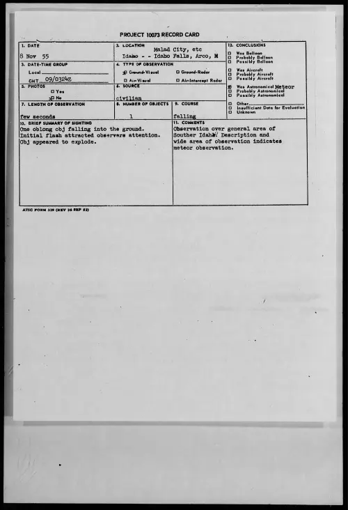 First page of 1955.11 - 7339883 - Malad City