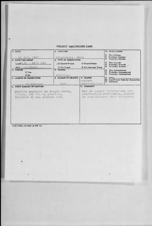 First page of 1957.07 - 6962740 - Cincinnati, Ohio