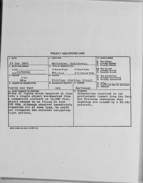 First page of 1955.05 - 6960777 - Hollister, California