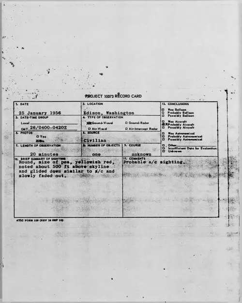 First page of 1956.01 - 7340380 - Edison, Washington