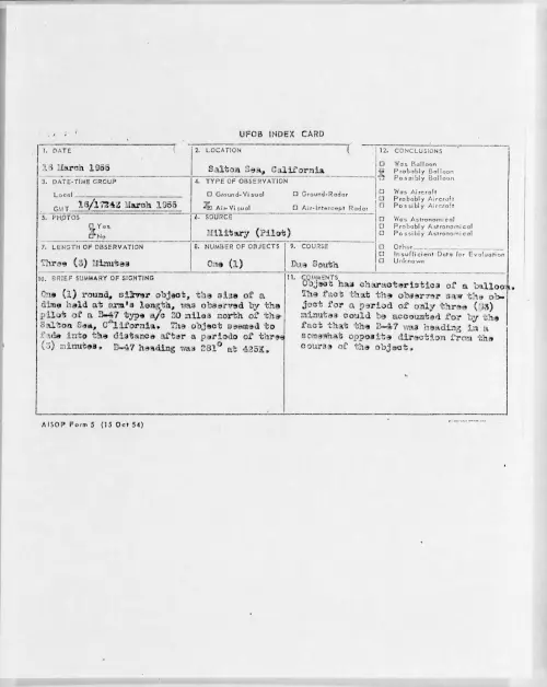 First page of 1955.03 - 6971010 - Salton Sea, California