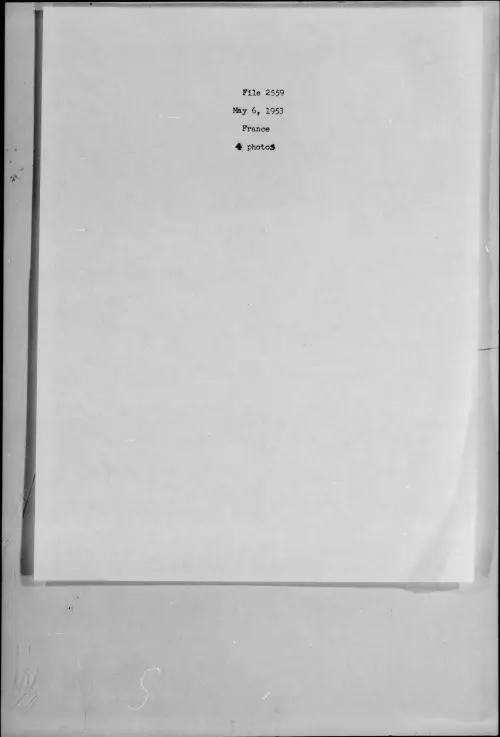 First page of 1953.05 - 7275562 - France (#2559)