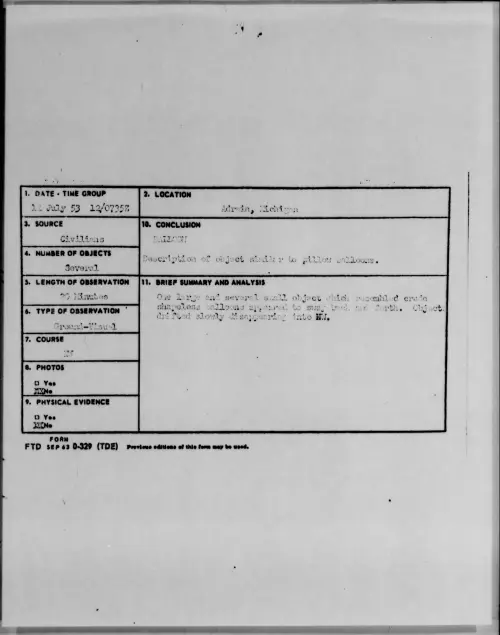 First page of 1953.07 - 6978384 - Adrain, Michigan