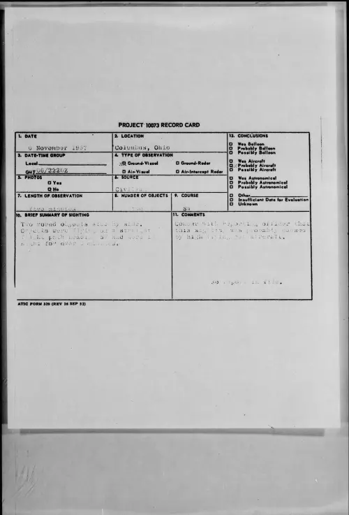 First page of 1957.11 - 6779501 - Columbus, Ohio