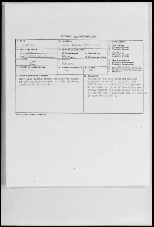 First page of 1961.06 - 8688997 - 3402N 16417E (FAR EAST)