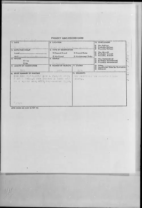 First page of 1958.12 - 7203973 - N Of Halsingberg, Sweden