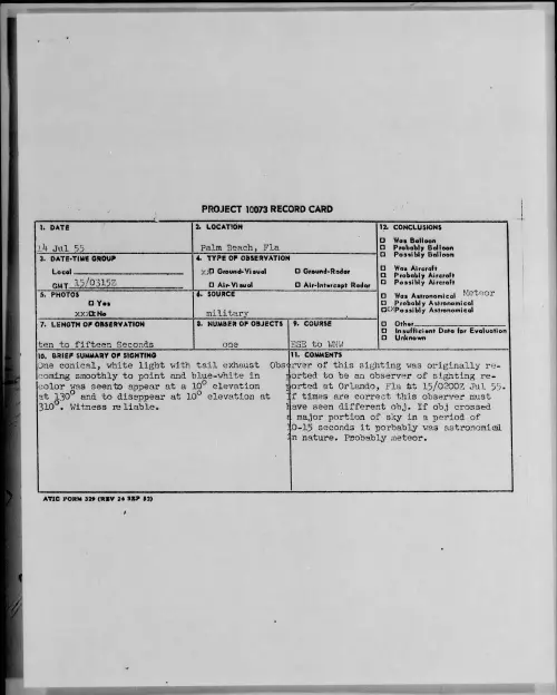 First page of 1955.07 - 6969990 - Palm Beach, Fla