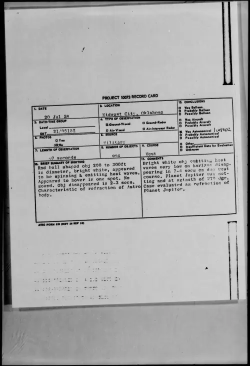 First page of 1958.07 - 8856728 - Midwest City, Oklahoma