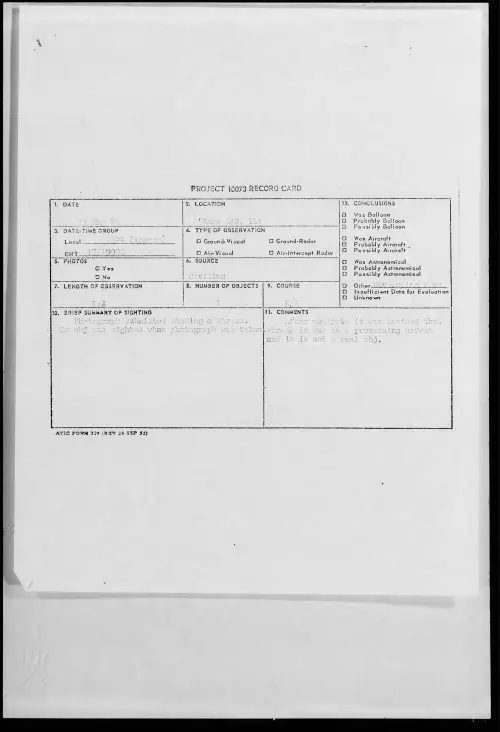 First page of 1959.05 - 8406069 - O'Hara AFB, Ill