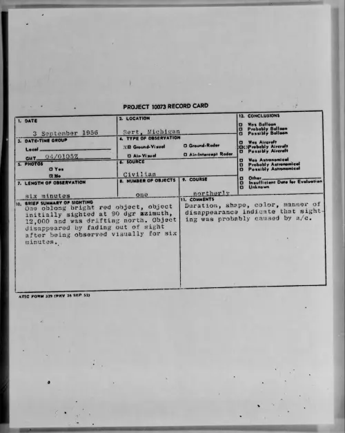 First page of 1956.09 - 7070475 - Bert, Michigan