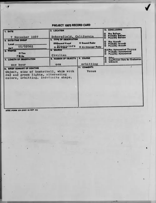 First page of 1957.11 - 6781597 - Bakersfield, California