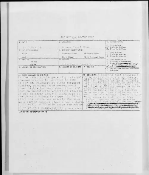 First page of 1958.03 - 6963741 - Panama Canal Zone