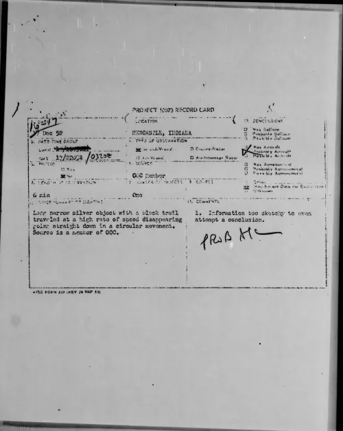 First page of 1952.12 - 9170490 - NEWCASTLE, INDIANA