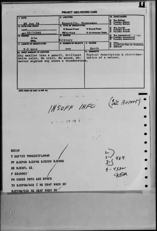 First page of 1958.06 - 8848084 - Knoxville, Tennessee