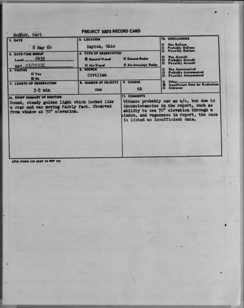 First page of 1960.05 - 7812441 - Dayton, Ohio