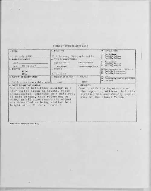 First page of 1956.03 - 7340889 - Fairhaven, Massachusetts
