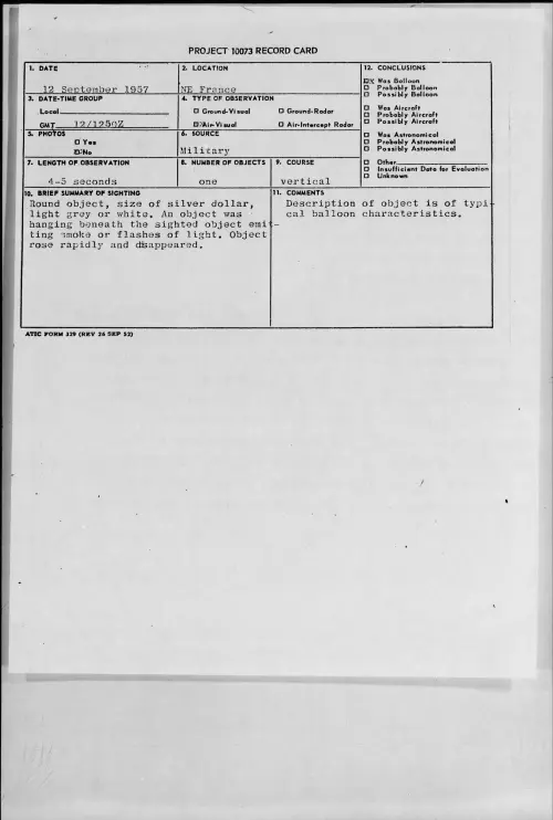 First page of 1957.09 - 7228605 - NE France