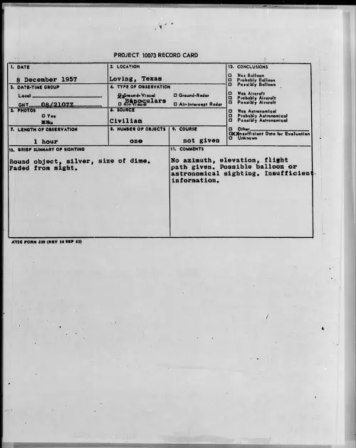 First page of 1957.12 - 6969228 - Loving, Texas